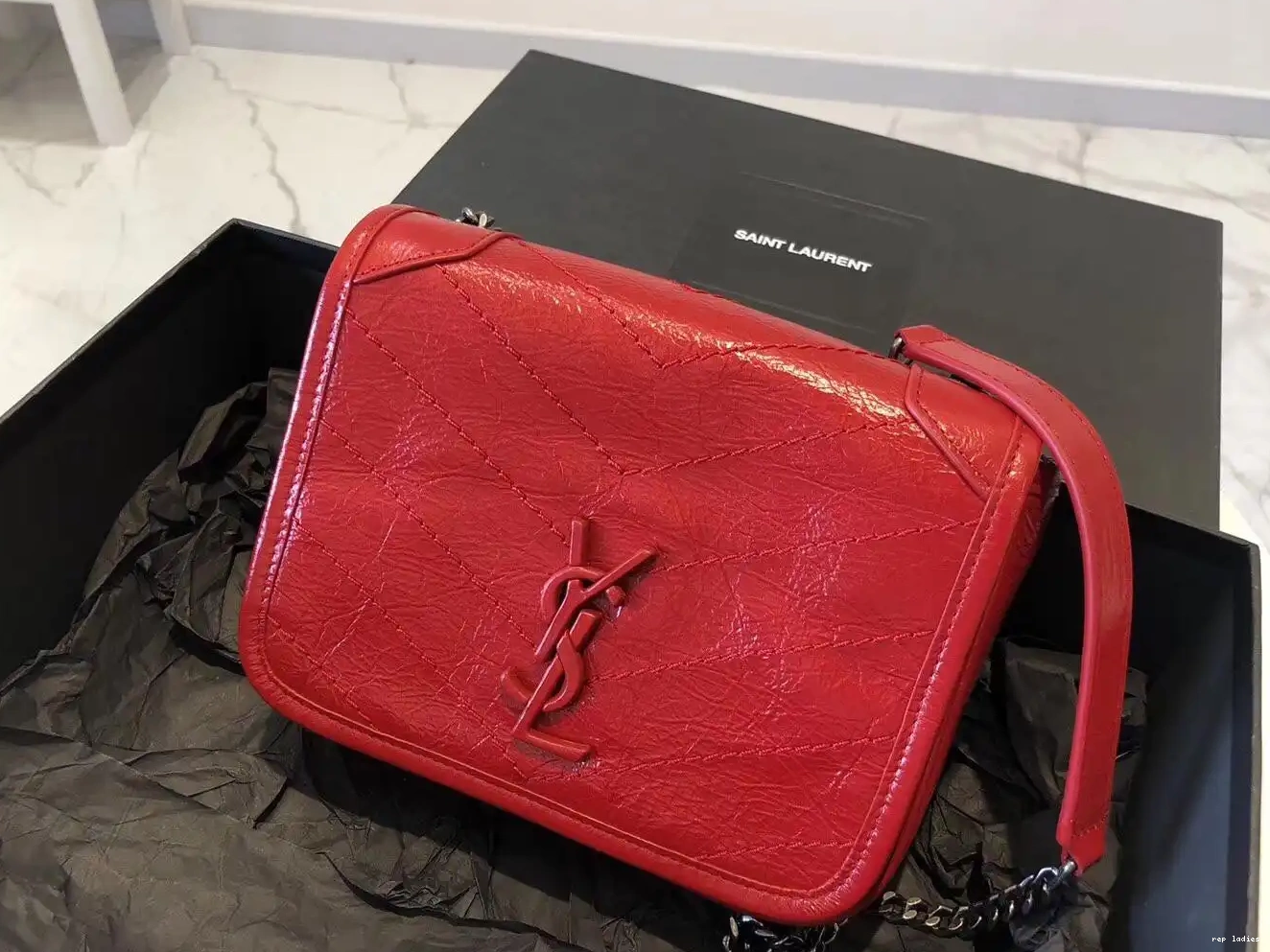 REP CHAIN YSL NIKI WALLET 0617